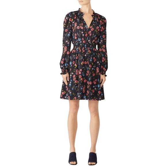 EUC Kate Spade New York Size Meadow Smocked Waist Dress - Small - Picture 2 of 12